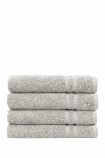 Linum Home Textiles Denzi Hand Towels - Set of 4 - Grey
