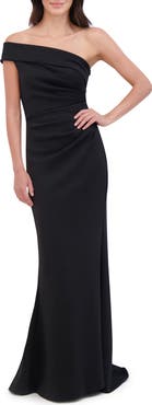 Eliza J Off the Shoulder Fit & Flare Gown