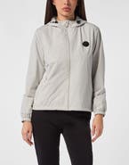 PLEIN SPORT Hooded Lightweight Running Jacket Ls Women