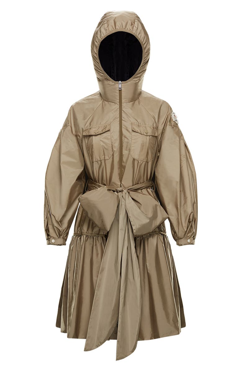 Moncler Genius x 4 Simone Rocha Tie Waist Trench Coat, Main, color, 