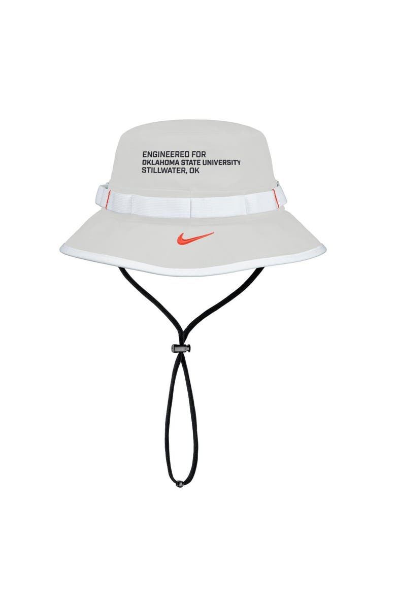 Nike Men's Nike Gray Oklahoma State Cowboys 2025 On-Field Boonie Performance Bucket Hat, Alternate, color, Gray