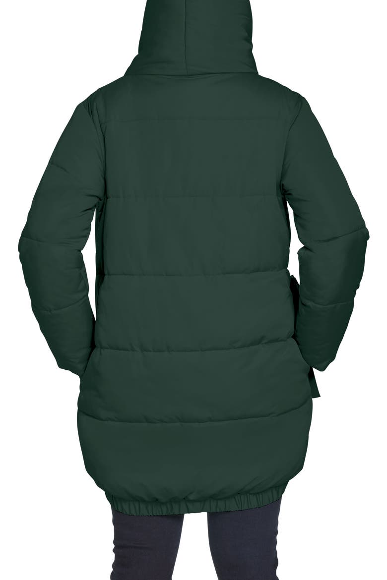 Kanda Puffer Coat, Alternate, color, HUNTER GREEN