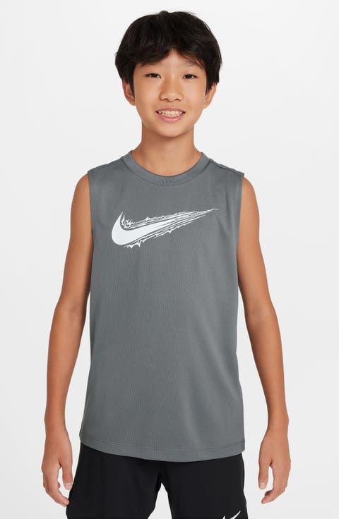Kids' Dri-FIT Multi Muscle Tee (Big Kid)