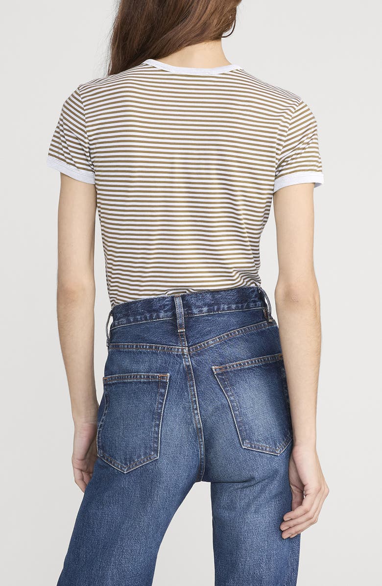 FRAME Ringer Supima<sup>®</sup> Cotton T-Shirt, Alternate, color, Military Multi