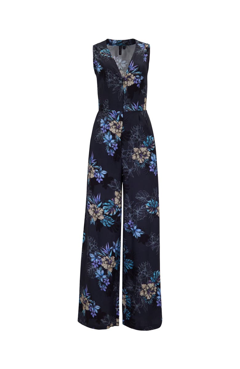 Lords of Harlech Exotic Floral Womens Tailored Jumpsuit, Main, color,