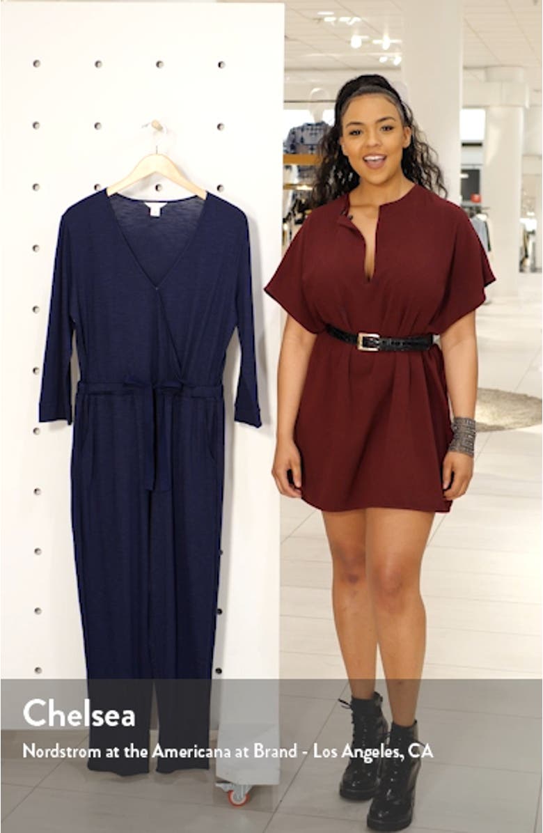 Surplice Crop Jumpsuit, sales video thumbnail