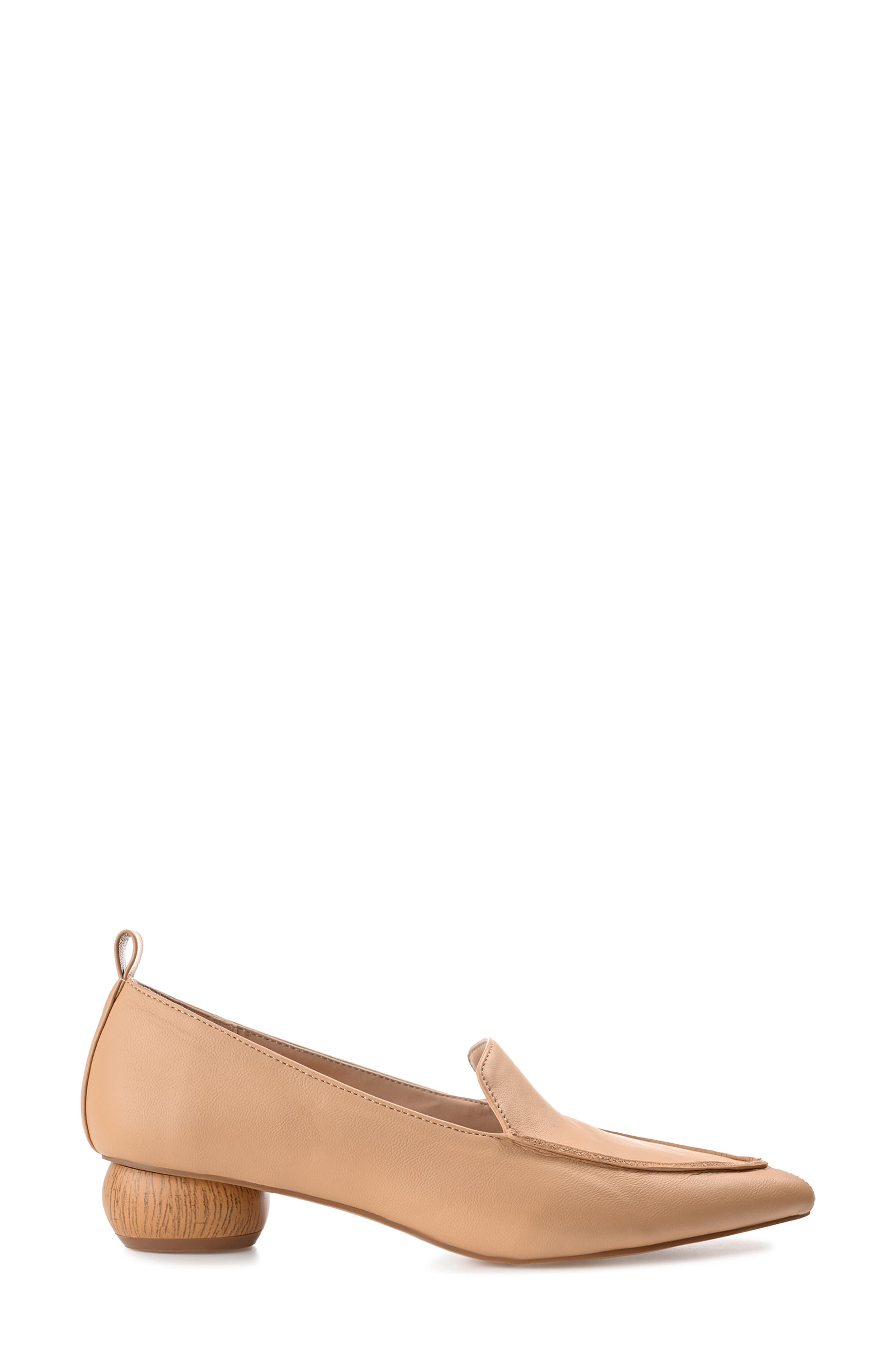 Journee Collection Maggs Heeled Loafer - Wide Width, Alternate, color, Tan