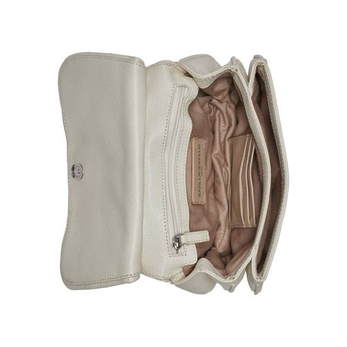 Karl Lagerfeld Lafayette Crossbody In White/white