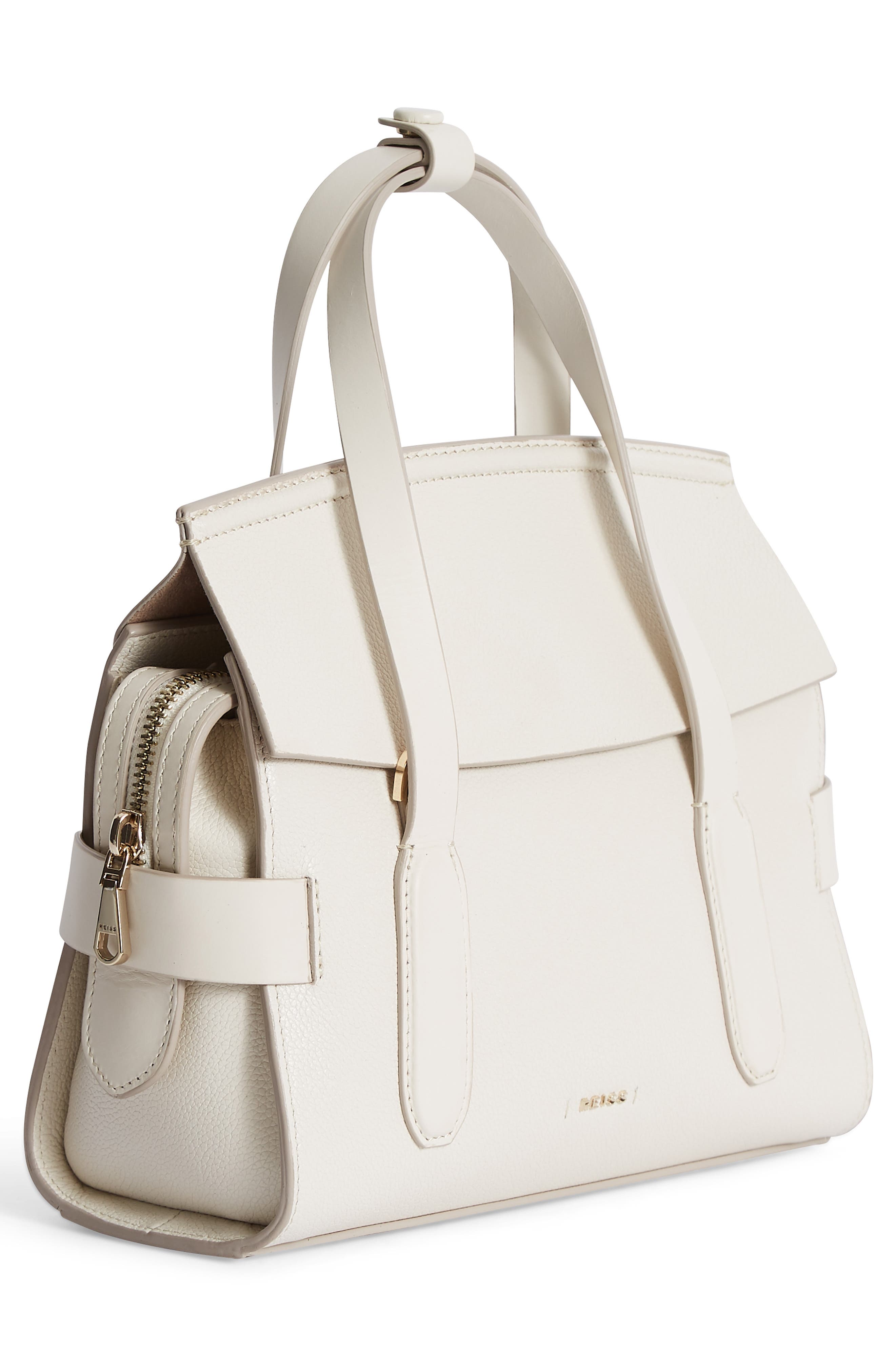 Sophie Leather Crossbody Bag, Alternate, color, OFF-WHITE