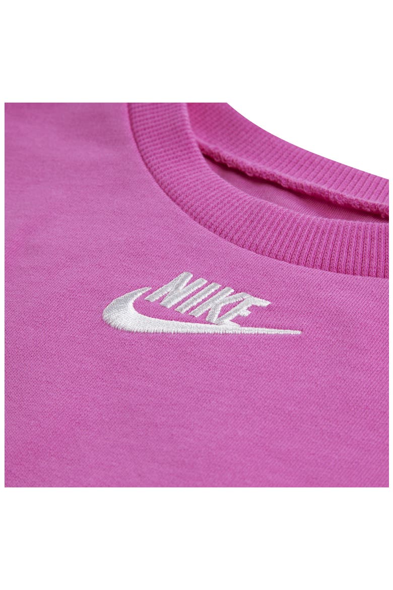 French Terry T-Shirt and Shorts Set, Alternate, color, PLAYFUL PINK