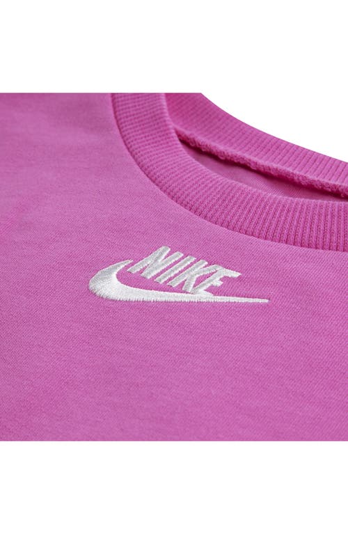 Nike Embroidered-logo Shorts Set In Purple