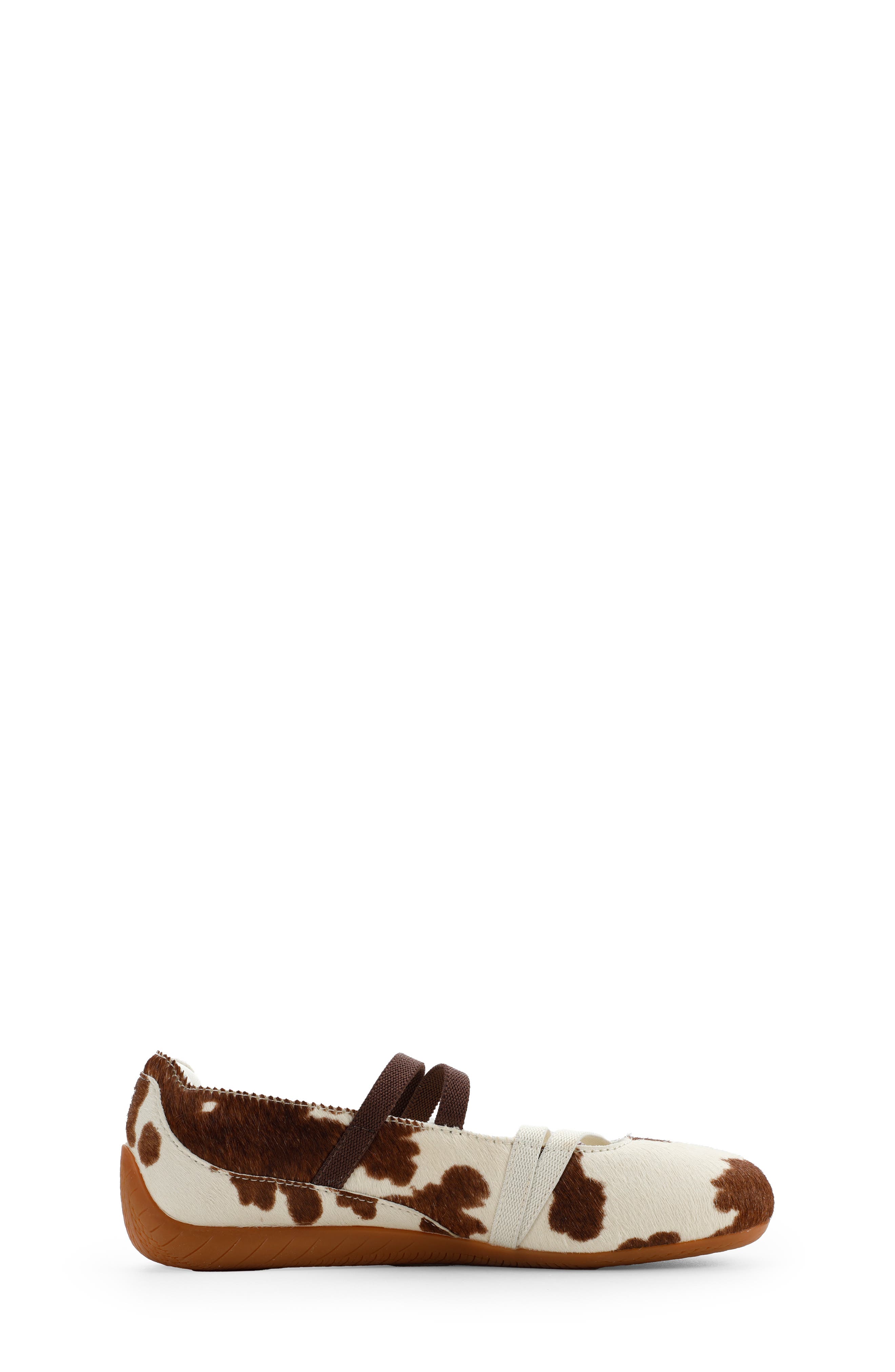 PUMA Kids' Speedcat Ballet Cow Genuine Calf Hair Sneaker, Alternate, color, Chocolate Brown/ Warm White