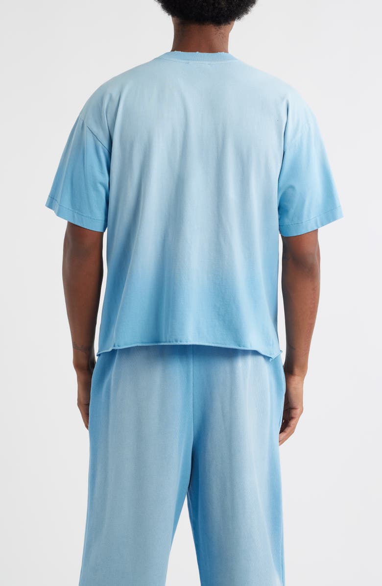 Elwood Core Oversize Crop Cotton T-Shirt, Alternate, color, Sun Faded Baby Blue