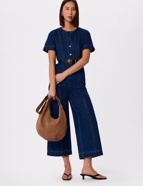Button Down Jumpsuit