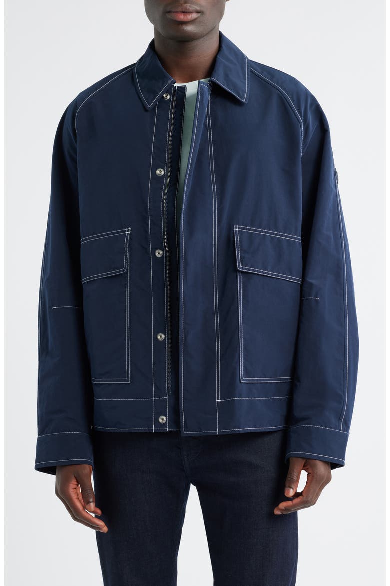 Corty Zip-Up Jacket, Main, color, DARK BLUE