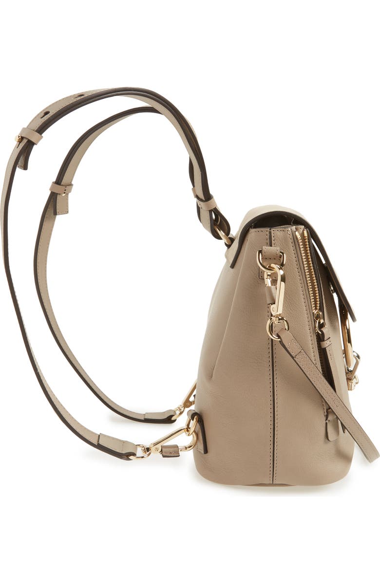 Chloé Small Faye Suede & Leather Backpack, Alternate, color,