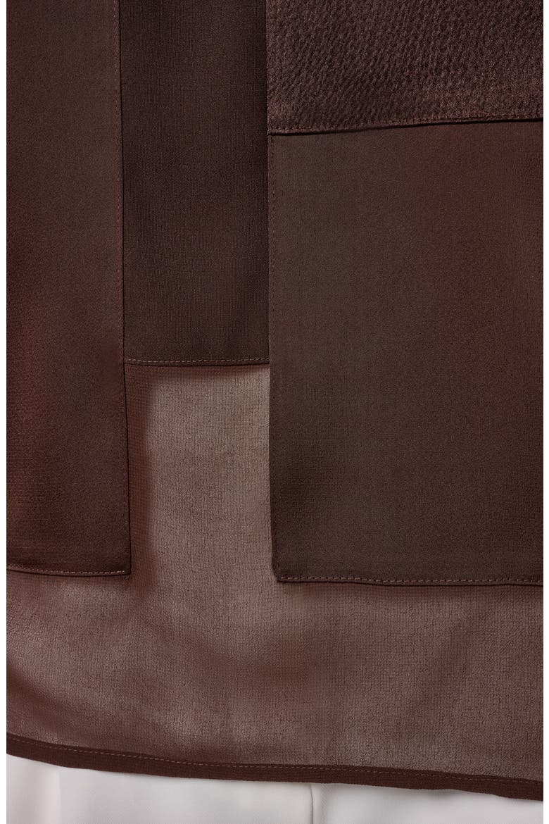 Mixed Media Top, Alternate, color, CANYON