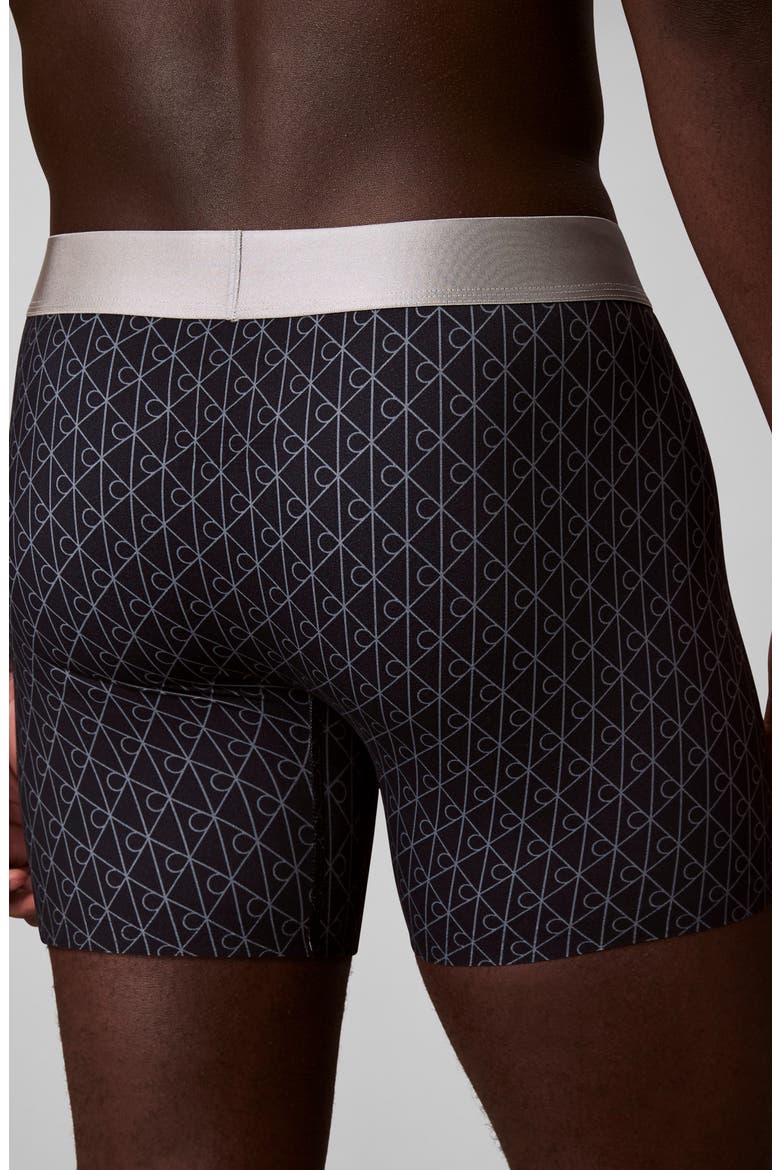 Brushed Microfiber Jersey Boxer Briefs, Alternate, color, BLACK/ ASHFORD GRAY