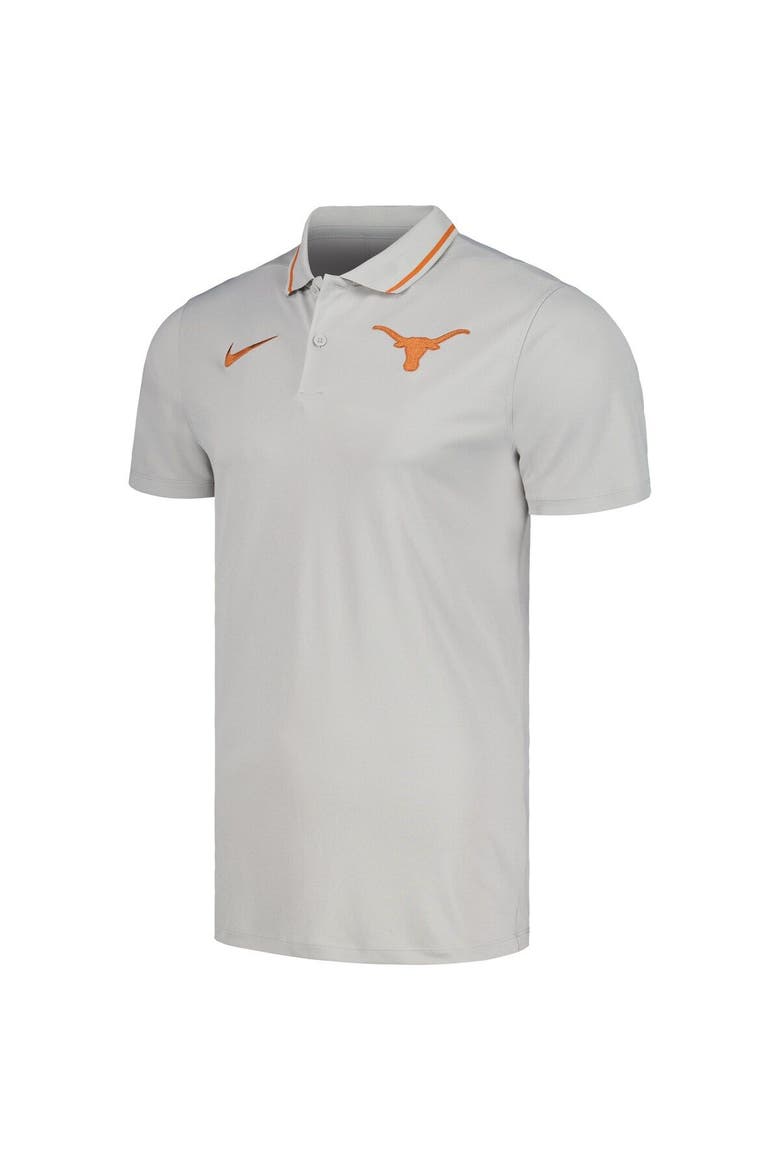 Men's Nike Gray Texas Longhorns 2023 Coaches Performance Polo, Alternate, color, Gray
