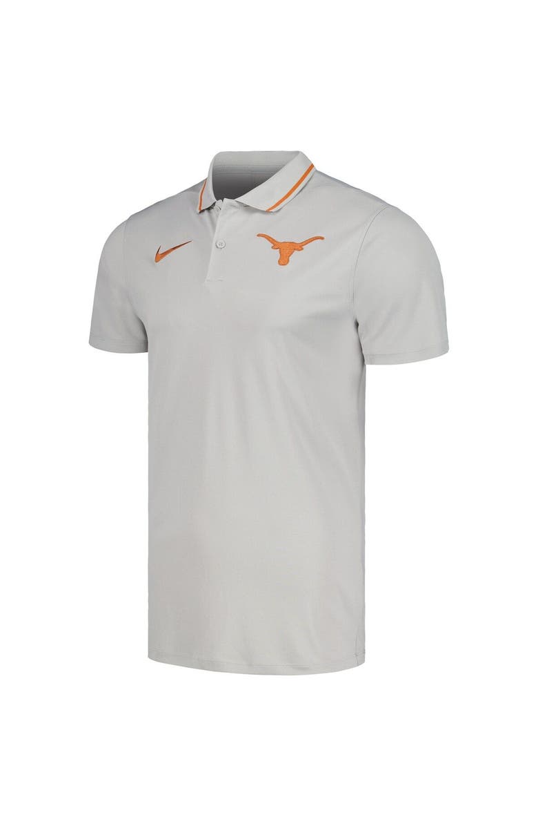 Nike Men's Nike Gray Texas Longhorns 2023 Coaches Performance Polo, Alternate, color,