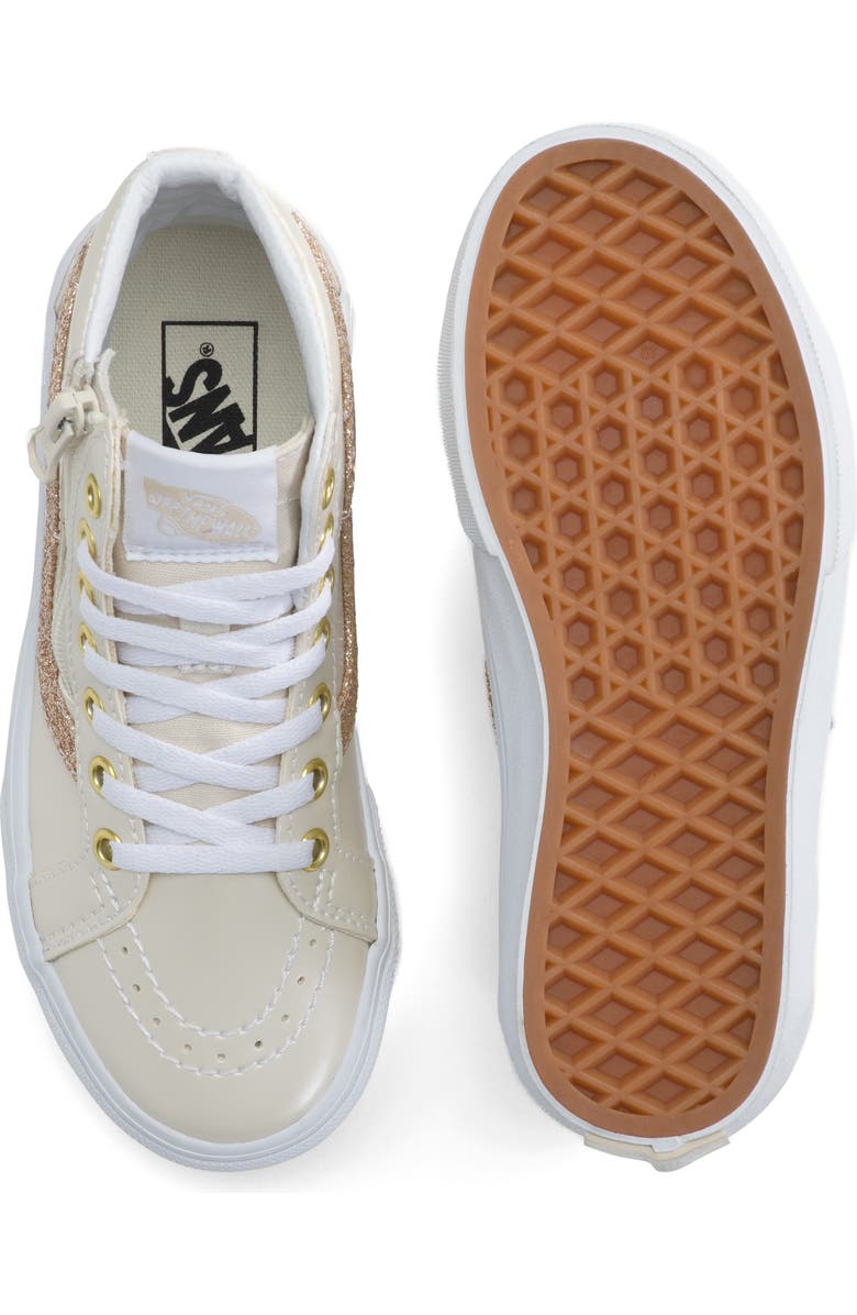 Vans Sk8-Hi Reissue Side Zip Sneaker, Alternate, color, Turtledove