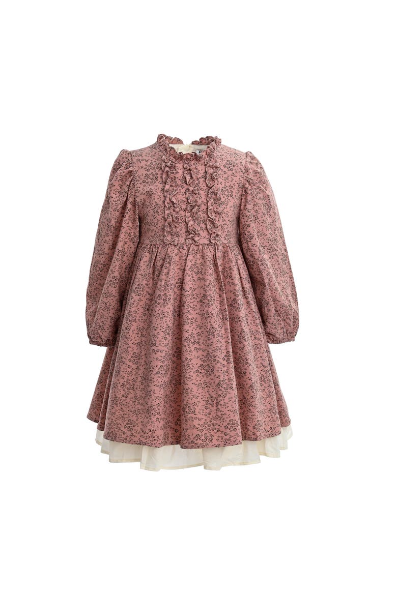 Floral Layered Dress, Main, color, Pink