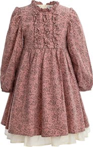 Sweet Cactus Floral Layered Dress