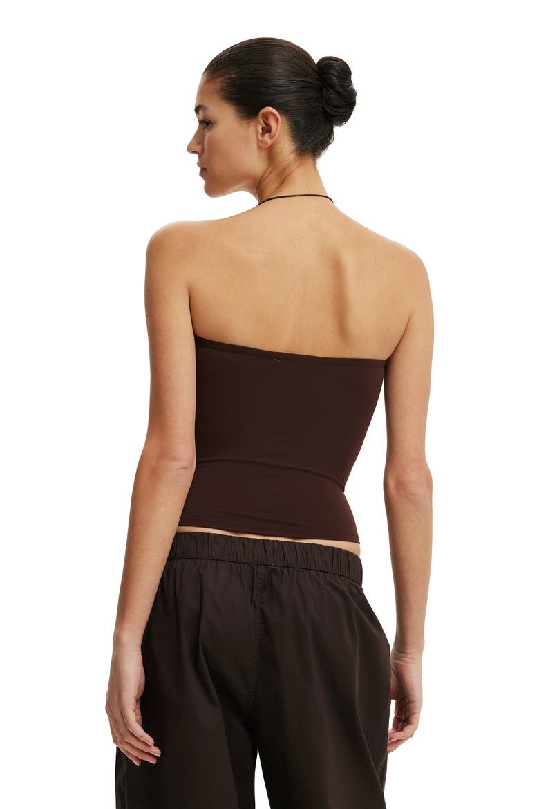 Women's Hold Me Twist Bandeau, Alternate, color, Dark Oak