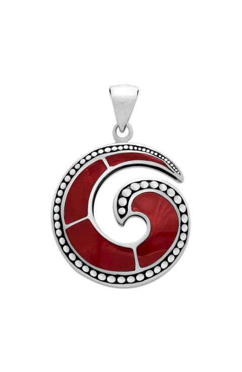 Sterling Silver Swirl Pendant