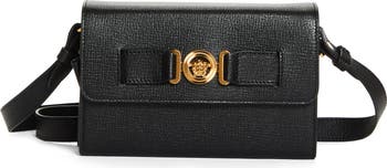 【VERSACE】送料/関税込 Medusa Biggie crossbody bag MINI Medusa Biggie Crossbody Bag Black,Gold | VERSACE US