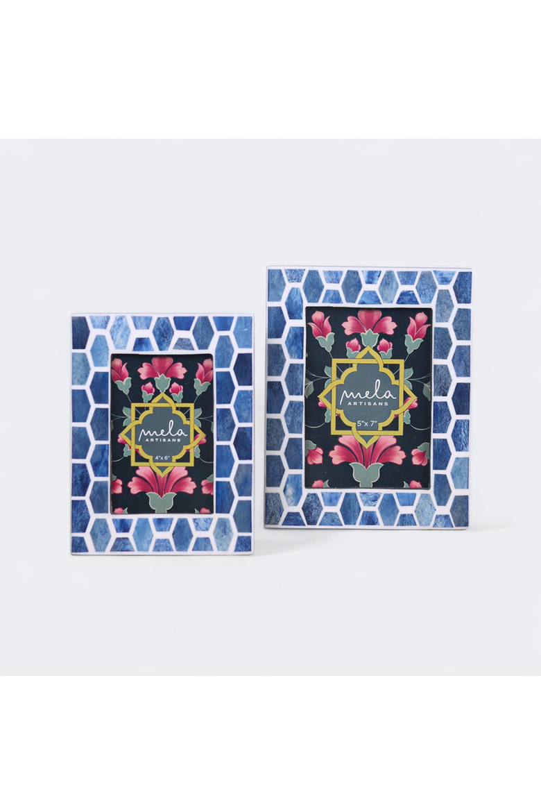 Gramercy Inlay Photo Frame Gift Box Set, Alternate, color, Natural Bone