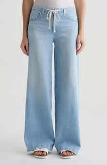AG Stella Wide Leg Drawstring Pants