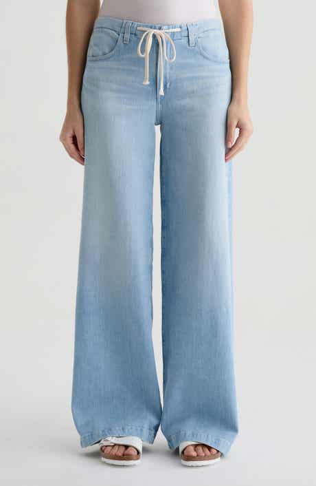 AG Stella Wide Leg Drawstring Pants