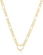 The Lovery Fine Jewelry Figaro Heart Necklace