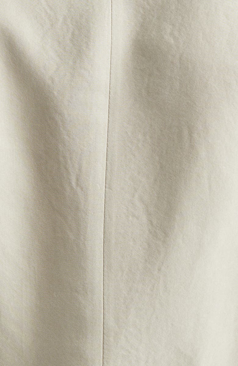 Alexander Wang Drawstring Waist Silk Jacket, Alternate, color, Army Tan