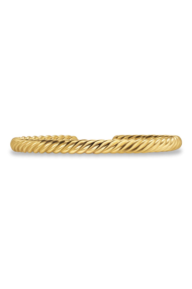 Cable Cuff Bracelet in 18K Yellow Gold, Main, color, 18K GOLD