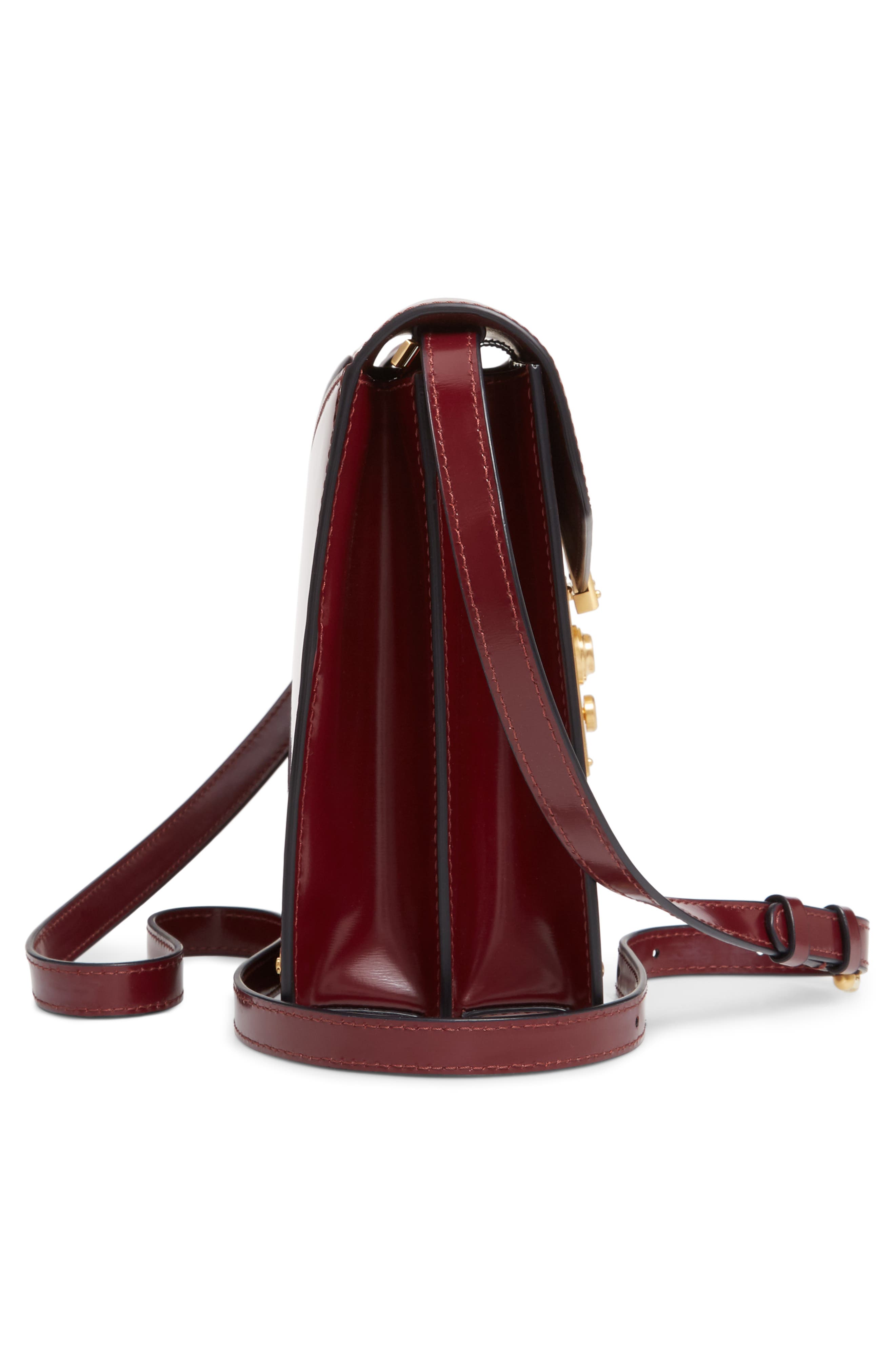 Thom Browne Mini Mrs. Thom Leather Crossbody Bag, Alternate, color, 