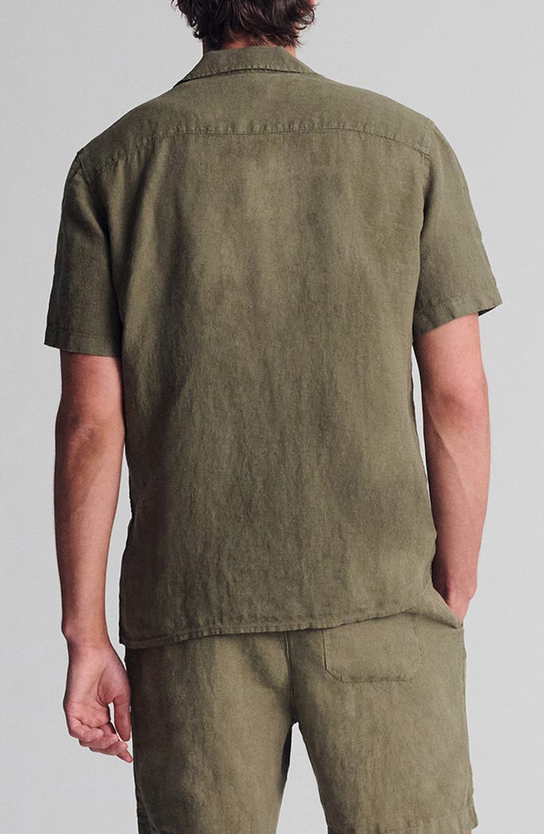 Mavi Jeans Kalama Line Camp Shirt, Alternate, color, Kalamata