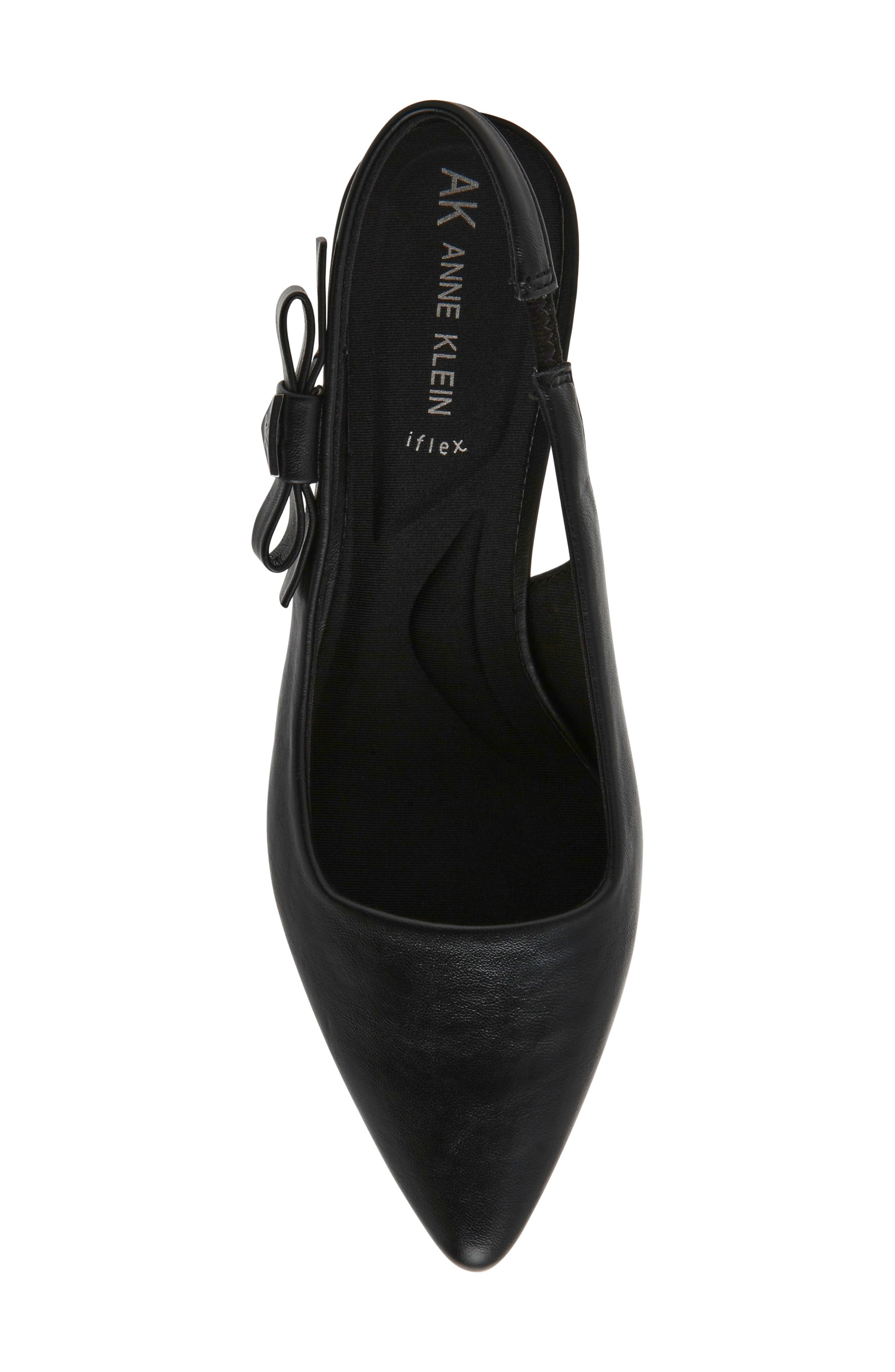 Anne Klein Ibbey Slingback Pump, Alternate, color, Black Patent