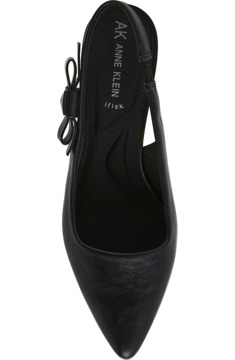 Anne Klein Ibbey Slingback Pump, Alternate, color, Black Patent