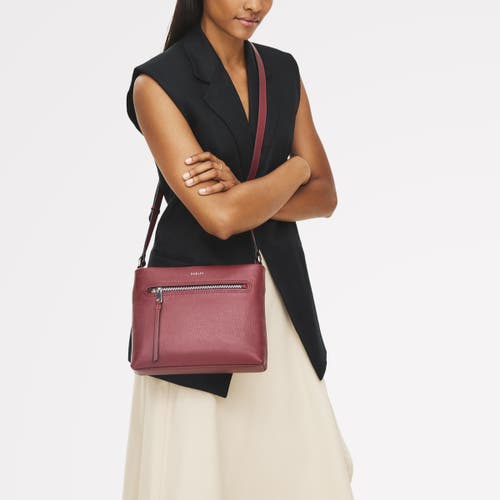 Radley Pickwick Small Ziptop Crossbody Bag In Burgundy