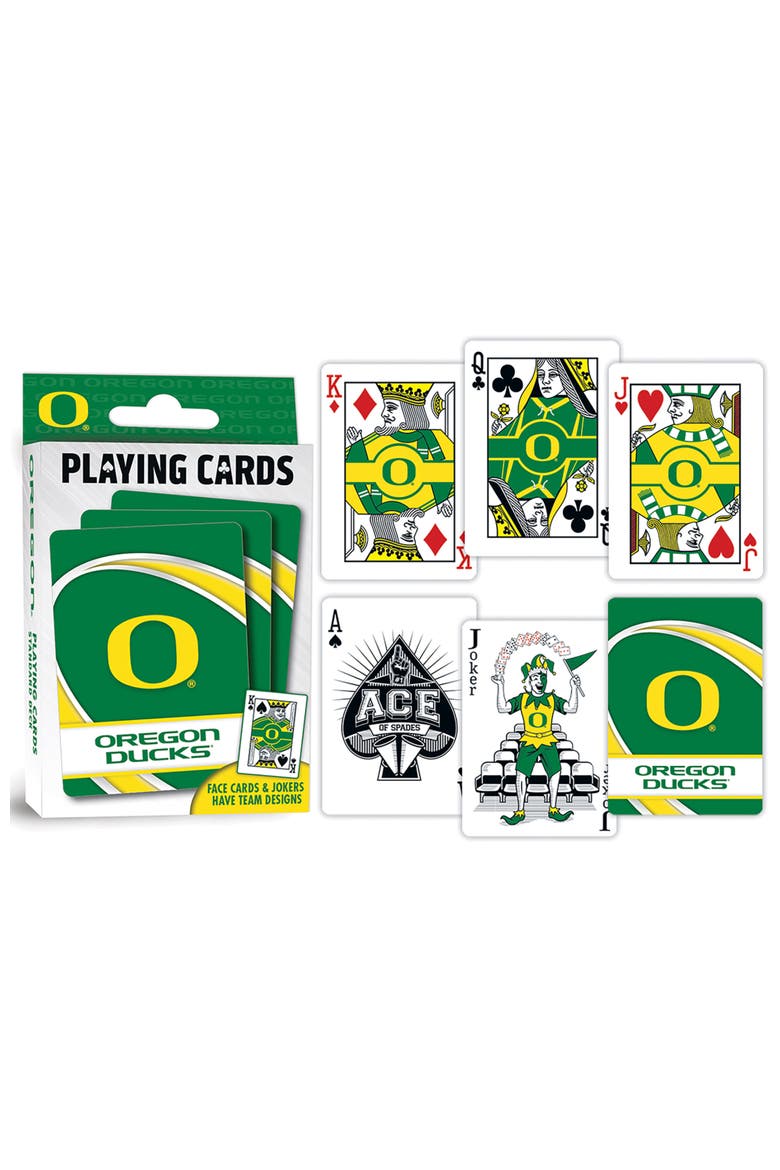 Oregon Ducks Playing Cards, Alternate, color, Multicolor