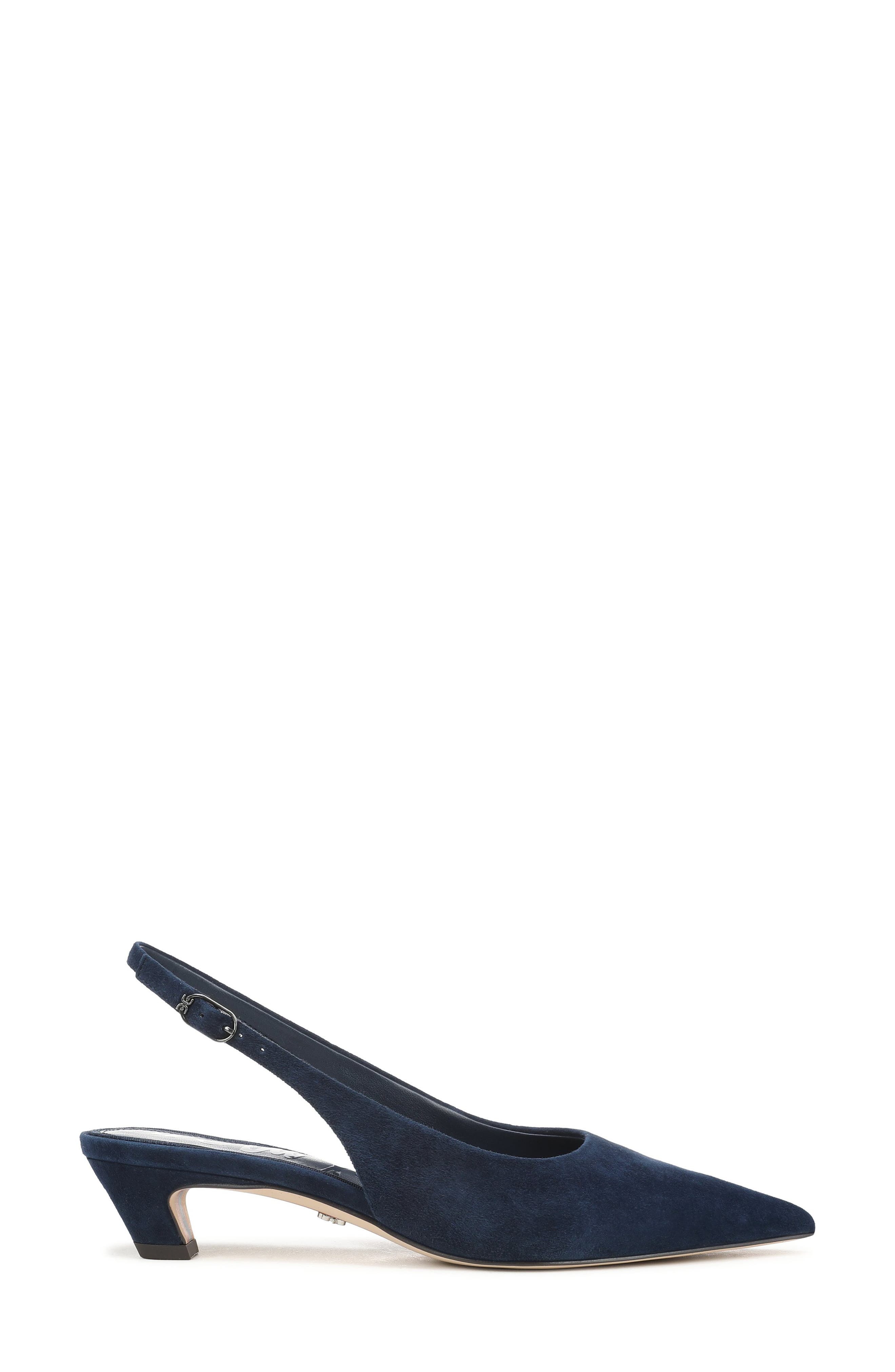 Finch Slingback Pointed Toe Pump, Alternate, color, OASIS NAVY