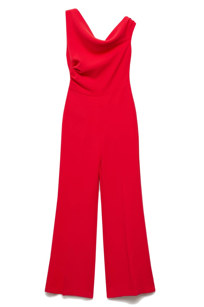 Yes Off the Shoulder Jumpsuit, Main, color, BRIGHT RED