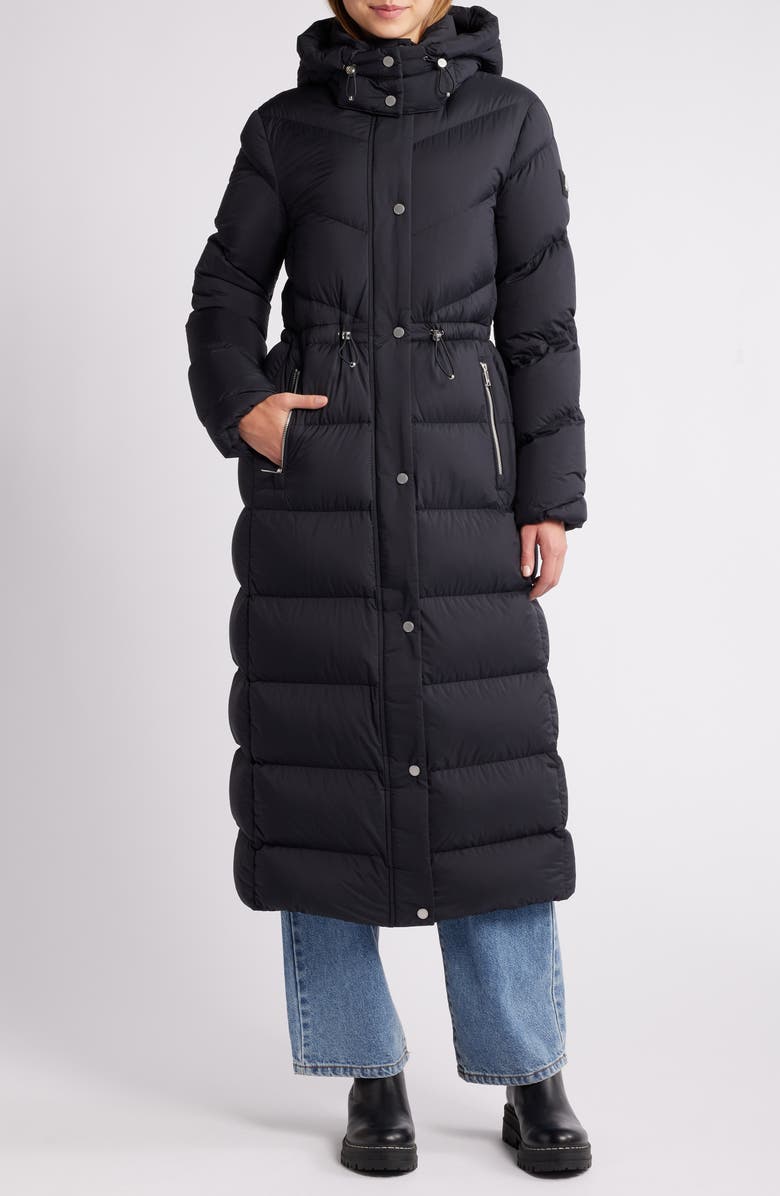 Moose Knuckles Belle Cote Long 800 Fill Power Down Puffer Jacket