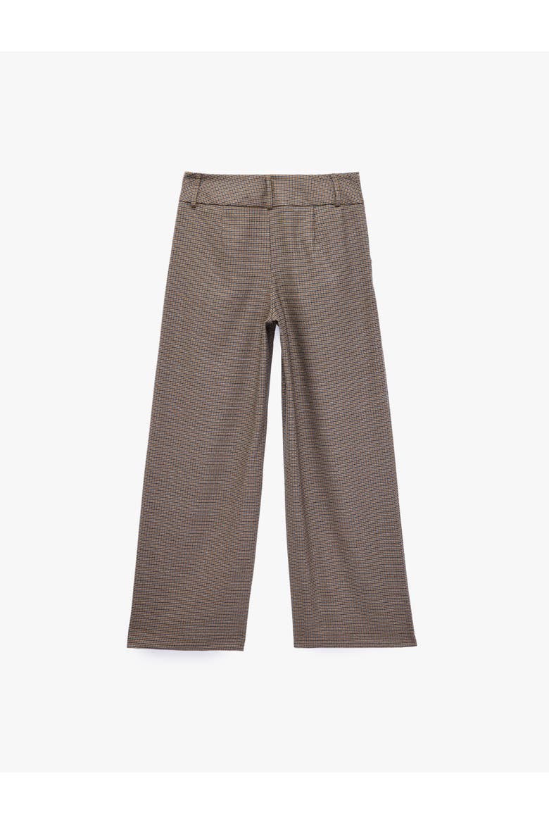 Plaid Tailored Pants, Alternate, color, BROWN CHECK