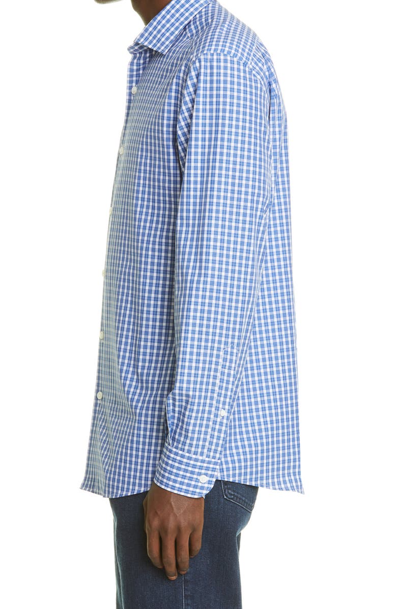 ZEGNA Centoquaranta Twill Button-Up Shirt, Alternate, color, 