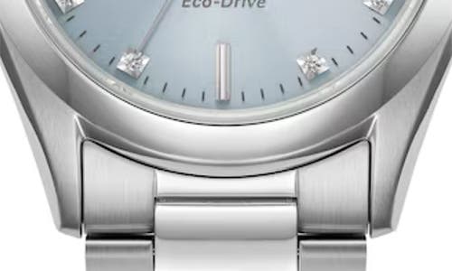 Citizen Mother-of-pearl Diamond Eco-drive Bracelet Watch, 28mm X 8mm