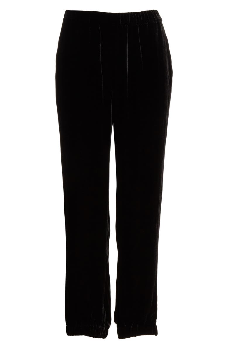 Eileen Fisher Slouchy Ankle Velvet Pants, Alternate, color, 
