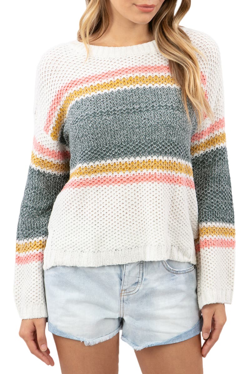 Rip Curl Cruzin Crewneck Sweater, Main, color, 